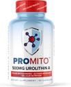 ProMito+ - Ουρολιθίνη Ένα συμπλήρωμα - 1000mg καθαρή ουρολιθίνη Ένα συμπλήρωμα διατροφής για άνδρες και γυναίκες - Καλή εναλλακτική λύση για NMN, NAD, CoQ10, ρεσβερατρόλη & PQQ - Max Life Naturals, 60 κάψουλες