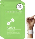 The Good Patch Active Patch, Energy Support, Natural Patch with Caffeine, Beta Alanine, Rhodiola, Plant Powered Wearable Wellness, Continuive Release (16 Total Patches)