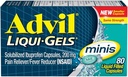 Advil Liqui-Gels Minis, 80 κάψουλες ανά φιάλη (5 φιάλες)