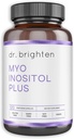 Dr. Brighten Myoinositol Plus - Γιατρός Formulated Ratio της Myo- και D-Chiro-Ινοσιτόλη για την υποστήριξη των συμπτωμάτων PSOS, ισορροπία ορμονών, υγιή λειτουργία των ωοθηκών, και τακτική εμμηνόρροια κύκλους