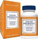 The Vitamin Shoppe Probiotic Delayed Release 30 Δισεκατομμύρια - με 10 Probiotic Strains to Support Digestive, Immune & Vaginal Health or Yeast Imbalance - Ράφι Stable (30 Veggie Caps)
