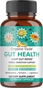 Organic Veda Marshmallow Turmeric Gut Supplement - Digestion Health, Leaky Gut Repair & Cleanse Support - Papaya Digestive Enzymes, Prebiotics, L-Glutamine, Green Banana, Psyllium Husk - 120 Κάψουλες