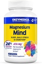 Enzymedica, Magnesium Mind with ATA Mg, 24% Faster Absorption, High-Bioavailability Magnesium for Sleep, Stress & Cognition, 60 Count