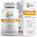 7c Συμπλήρωμα Sam e 400mg (S-Adenosylmethionine), Βιταμίνη B6, B12 Προστέθηκε στην ενίσχυση της αποτελεσματικότητας Sam-e, Mood και κοινή άνεση, Vegan, μη-GMO, χωρίς γλουτένη, 60 Enteric Coated Κάψουλες
