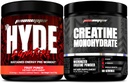 PROSUPPS Hyde Signature Παρατεταμένη Προ-εξάσκηση, Punch Φρούτων και Createine 300 Bundle