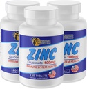 Sunshine Naturals Zinc Gluconate Mineral Supplement – Υποστηρίζει το ανοσοποιητικό σύστημα, προάγει την επούλωση, βελτιώνει την υγεία του δέρματος, παρέχει αντιοξειδωτική άμυνα – 100mg, 120 δισκία, υψηλή ισχύς