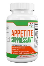 Ορεκτικό Καταπιεστικό 30 κάψουλες - S. African Hoodia και Green Tea Extract Control Ορεκτικό, Υποστήριξη απώλεια βάρους, αύξηση της ενέργειας και του μεταβολισμού, Made in USA