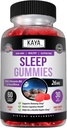 Kaya Naturals Μελατονίνη Gummies (26mg) Συμπλήρωμα υγείας & Βοήθεια για τον ύπνο για ενήλικες, σας βοηθά να πέσει στον ύπνο Φυσικά, Βιταμίνη B6 Gummies - 60 Gummy Βιταμίνες για γυναίκες & άνδρες - 30-Ημέρες προσφοράς