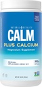 Natural Vitality Calm, Magnesium Citrate & Calcium Supplement, Drink Mix Powder Υποστηρίζει μια υγιή απάντηση στο στρες, χωρίς γλουτένη, Vegan, & Non-GMO, Original, 16 oz