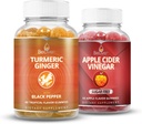 BeLive Turmeric and Apple Cider Vinegar Gummies for Inmune Support, Mobility Support, Detox, Cleanse and Digestive Health