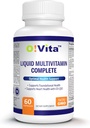 Liquid Multivitamin Complete, with a Full Spectrum of Vitamins and Minerals, Plus 42 Fruits and Vegetable Proprietary Blend, Easy Absorption (60 Vegan Liquid Filled Capsules)
