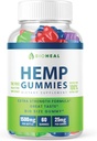 BioHeal Gummies - Επίσημη Formula - Bioheal Gummies με εκχύλισμα κάνναβης Extra Strength Performance Hemp Blend, Great Taste, Bio Heal Big Size Gummy, New 2023 1500mg ανά φιάλη New 2023 (60 Gummies)