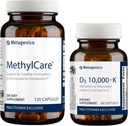 Μεταγονική Bundle - D3 10.000 + K & MethylCare - 60 Softgels της D3 για την Ανοσολογική Υποστήριξη, την Υγεία των Οστών & την Υγεία της Καρδιάς* - 120 Κάψουλες της MethylCare για την Ομοκυστεΐνη Μεταβολισμός & μεθυλίωση*