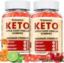 Keto ACV Gummies – Μηλίτης μηλίτη Ξίδι με τη μητέρα, Υποστήριξη Μεταβολισμού– με βιταμίνη B6 & B12 – Vegan, μη ΓΤΟ – Υποστηρίζει την καθημερινή ευεξία – 120 κόμης