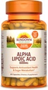 Sundown Alpha Lipoic Acid 600mgm, 60 Count