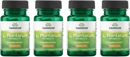 Swanson L. Plantarum - Digestive συμπλήρωμα για την προώθηση της ισορροπίας του γαστρεντερικού συστήματος & Bowel Regularity - Φυσική φόρμουλα για να βοηθήσει στη μείωση της ροής - (30 κάψουλες Veggie) 4 Συσκευασία