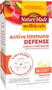 Nature Made Wellblends Active Immune Defense Fizzy Drink Mix, ResistAid, Vitamin C 500mg, Vitamin D 1000 IU, Zinc, and Electrolytes Powder, 14 Stick Packs