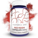 Nootropics Depot Red Reishi Mushroom Capsules | 500mg | 180 Count | Ganoderma lucidum | Whole Fruiting Body Mushroom Extract | Supports a Healthy Immune System