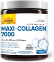 Country Life Maxi-Collagen 7000 Powder - Verisol Bioactive Collagen Peptides, Vitamin C, A & Biotin, 4.500 mg Τύποι I & III Grass-Fed Collagen - Υποστηρίζει το δέρμα, τα μαλλιά, τα νύχια και την κοινή υγεία, 7,5 oz