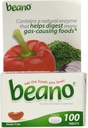Beano Extra Strength Gas Prevention and Digestion Support Tablets, Βοηθά στην πρόληψη της αιμορραγίας και της δυσφορίας, 100 Tablets