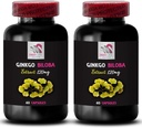 Φυσικό αντιοξειδωτικό Κάψουλες - Ginkgo BILOBA Extract - Εκχύλισμα Herbal Leaf Πλεονεκτήματα, Ginkgo biloba αντιοξειδωτική σκόνη, Βοτανικό αντιοξειδωτικό κάψουλες, Ginkgo αντιοξειδωτικά Πλεονεκτήματα 2 Φιάλες 120 Caps