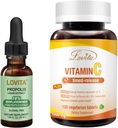 Lovita Bee Propolis Liquid Extract & Συμπληρώματα θρεπτικών συστατικών βιταμίνης C
