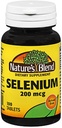 Nature's Blend Selenium 200 mcg 100 δισκία