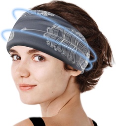 Crimmy Ημικρανία Κεφαλαλγία ανακούφιση Cap, Ψύξη Gel κεφαλόδεσμος Neck Wrap Hat Mask, Καταπραϋντική Ice Pack Κεφαλή πρόσωπο κρύο συμπίεση για άγχος έντασης & Hangover