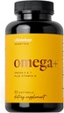 LifeVantage - Omega+ - Συμπλήρωμα 3-σε-1 Μείγμα Ωμέγα-3 & 7, Βιταμίνη D και για τον εγκέφαλο, Καρδιαγγειακό, Υγεία του δέρματος και Ασυλία - 90 Softgels