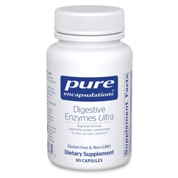 Pure Encapsulations Digestive Enzymes Ultra - Vegetarian Digestive Enzyme συμπλήρωμα για την υποστήριξη της πρωτεΐνης, υδατανθράκων, ινών και γαλακτοπαραγωγής* - 90 κάψουλες