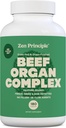 Zen Principle Grass Fed Beef Organs Supplement – Desiccated Liver, Heart, Kidney, Pancreas, Spleen, Intestine & Tripe/Stomach – Grass-Fed & Grass-Finished on The Natural Pastures of New Zealand