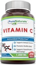 Pure Naturals Vitamin C, 1000 mg 250 Tablets -Supports Immune Function* -Supports Overall Health & Well-Being* -Promotes Healthy Aging*