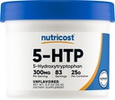 Nutricost 5-HTP σκόνη 25 γραμμάρια (300mg ανά υπηρεσία) - Χωρίς γλουτένη & μη-GMO, καθαρό 5-htp