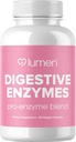 Lumen Naturals Digestive Enzymes Probiotics and Prebiotics - Ισχυρά Ένζυμα για Digestion - Bloating Relief for Women - Συμπλήρωμα για την Υγεία των Ούρων (60 Count (Pack of 1)