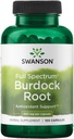 Swanson Burdock Root Kidney & Liver Support - Detox Skin Helps Remove Toxins from The Body - Υποστηρίξτε την ευεξία και το υγιές ανοσοποιητικό σύστημα - φυτικό συμπλήρωμα αντιοξειδωτικών (460 mg 100 κάψουλες)