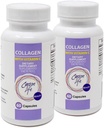 Carson Life Collagen Κάψουλες με Βιταμίνη C - 60 Κάψουλες - Συμπλήρωμα διατροφής για την καταπολέμηση της γήρανσης, ανοσοστήριξη, υγιή μαλλιά, δέρμα και νύχια - Κατασκευάζονται στις ΗΠΑ (2 Pack)