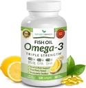 Best Triple Strength Omega 3 Fish Oil Χάπια 2400mg 