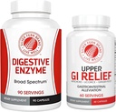 Silver Fern Brand - πάνω και κάτω GI Digestion σετ υποστήριξης - GI Relief and Digestive Enzymes Bundle