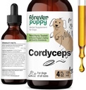 Forever Puppy Cordyceps Mushroom Extract for Dogs - Συμπλήρωμα στήριξης υγρής ενέργειας w/Cordyceps Sinensis για την πλύση νεφρού - σταγόνες μανιταριών για την υποστήριξη υγείας κυνοειδών σκύλων - 4 oz