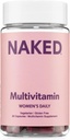 Διατροφή NAKED Πολυ - Καθημερινή Πολυβιταμίνη - Βιταμίνες A, C, E, Σελήνιο, Ψευδάργυρος, Φρούτα και Super Green Extracts, για την ενίσχυση της ανοσοποιητικής υποστήριξης - Χωρίς γλουτένη και χορτοφαγικές βιταμίνες, 60 κάψουλες