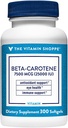 Η Βιταμίνη Shoppe Beta-Carotene 2.500IU (Βιταμίνη Α), Αντιοξειδωτική Υποστήριξη για την Όραση & Ανοσολογική Υγεία (300 Softgels)