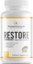 Awesomelifestyle360 Next Gen Nutrition Restore Magnesium Glycinate Natural Sleep Vitamin Calm The Brain, Υποστηρίζει τα οστά και τους συνδέσμους, Natural Sleep Aid - (60 δισκία)