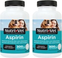Nutri-Vet Aspirin Chewables for Large Dogs, 75 Count, Pack of 2