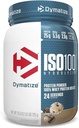 Dymatize ISO100 Hydrolyzed Protein Powder, 100% Whey Isolate Protein, 25g πρωτεΐνης, 5.5g BCAAs, Χωρίς γλουτένη, γρήγορη απορρόφηση, Easy Digesting, Cookies και κρέμα, 1.6 Λίρες