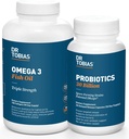 Dr. Tobias Probiotics 30 Δισεκατομμύρια και Ωμέγα 3 Ιχθυέλαιο (2000 mg) για Digestive Υποστήριξη & Συνολική Υγεία