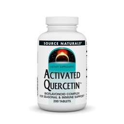 Source Naturals Ενεργοποιημένο Quercetin - Plant-Derived Bioflavonoid Complex - Εποχική & Ανοσολογική Άμυνα* - 200 Vegetarin Φιλικά δισκία