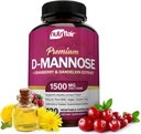 NutriFlair D-Mannose 1200mg, 120 κάψουλες - με εκχύλισμα βατόμουρου και δαντέλας - Φυσικό ουροποιητικό υλικό υγείας UTI - Best D Mannose σκόνη - Flush προσμείξεις, Detox σώμα, για γυναίκες και άνδρες