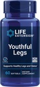 Life Extension Youthful Legs, Blood Flow, Vein Support, Circulation Supplement, Leg Health, Orange Peel Extract, diosmin, Gluten Free, Non-GMO, 60 softgels