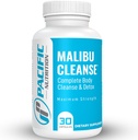 Malibu Cleanse - 15 ημέρα καθαρισμού - Gut και Colon Υποστήριξη - Advanced Gut Cleanse Detox για άνδρες και γυναίκες Cascara Sagrada Bark, Aloe Vera, Psyllium Husk, Pro-Biotics - Made in USA