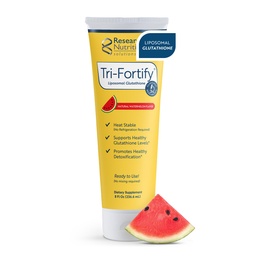 Ερευνητικά Θρεπτικά Tri-Fortify Liposomal Glutathion Supplement Liquid Gel - Clinically Researched Detox & Immune System Support, Antioxidant - Superior Absorvation - Watermelon, 8 Fl Oz